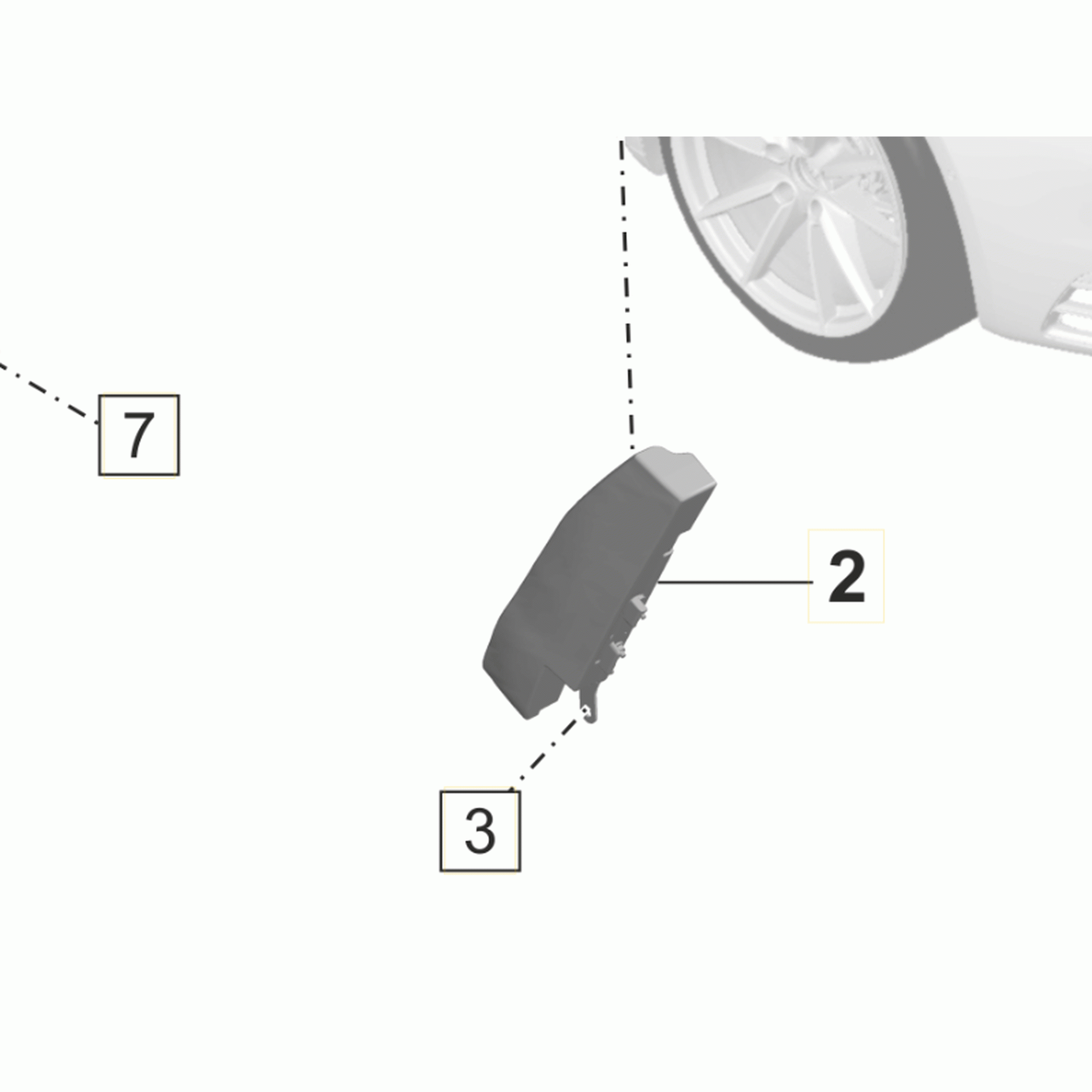 Side airbag unit Porsche 992 – Original part