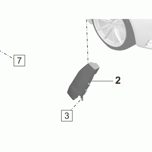 Side airbag unit Porsche 992 – Original part