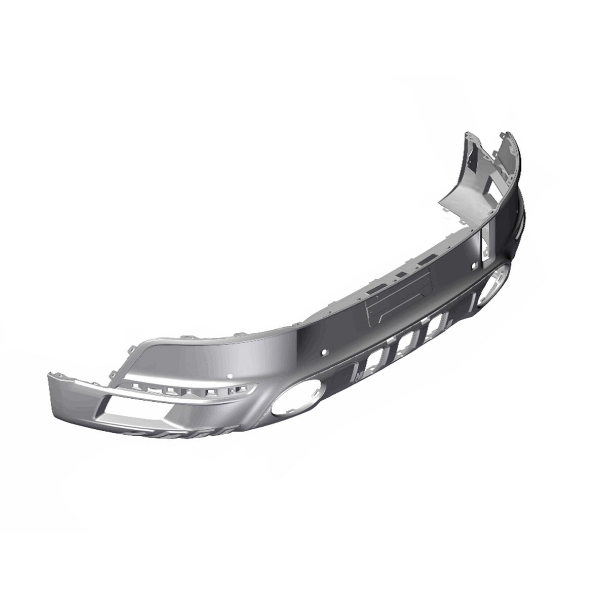 Rear Bumper Cover Matte Black Porsche 992 – Genuine Part