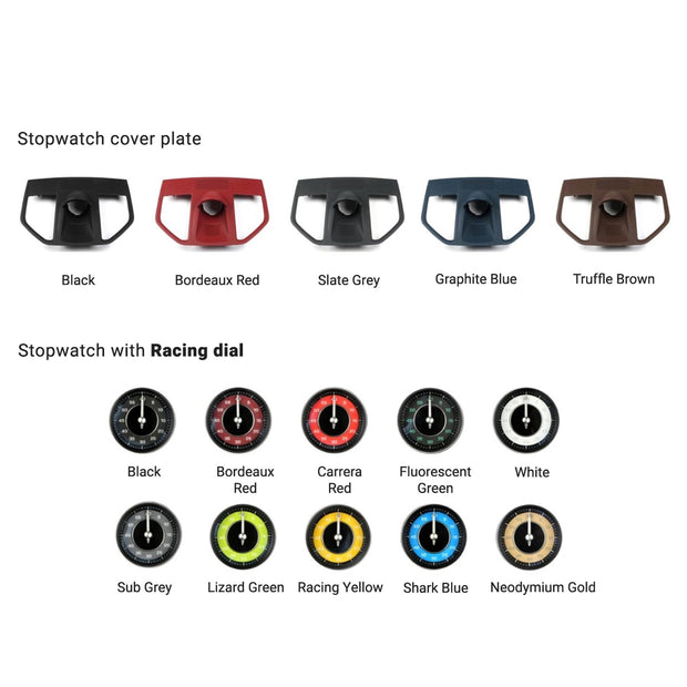 Sport Chrono stopwatch with trim, Racing dial Porsche 992