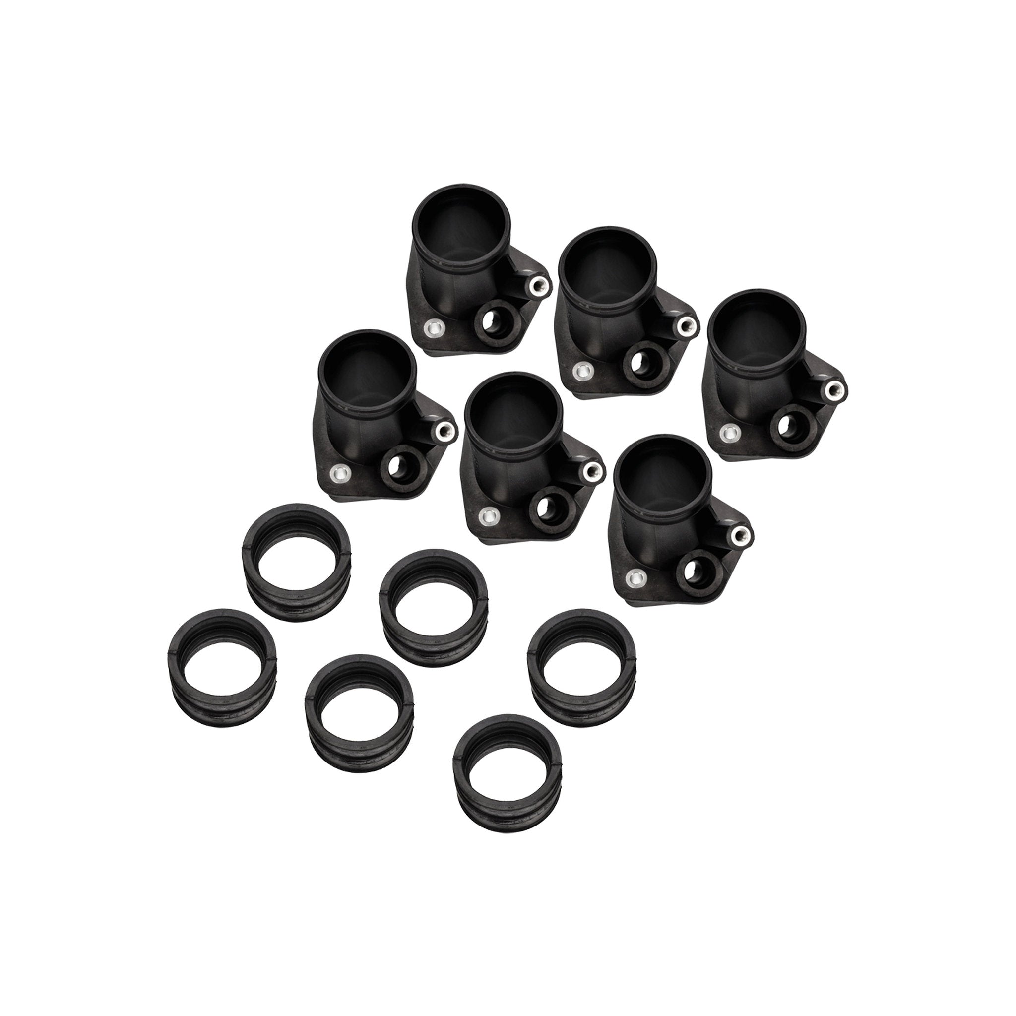 Ansaugstutzen & Gummimanschetten 6er-Set | Porsche 993 C2 / C4 / Turbo | OEM