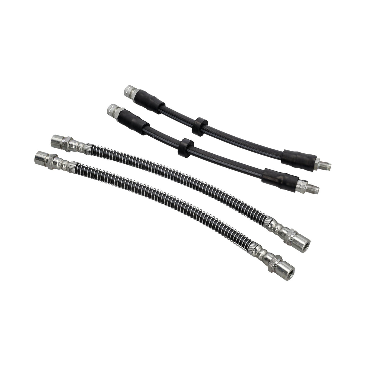 Brake Caliper Brake Hoses 4-Piece Set Front & Rear | Porsche 993 up to 09.1994 | OEM