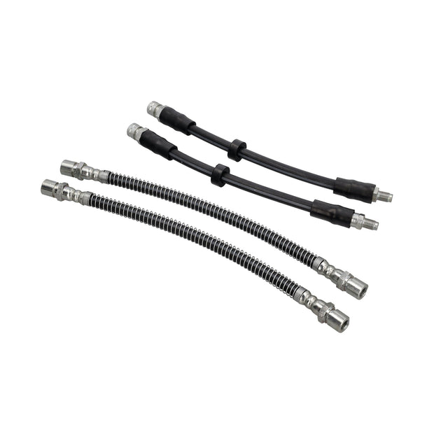Brake Caliper Brake Hoses 4-Piece Set Front & Rear | Porsche 993 up to 09.1994 | OEM
