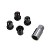 Wheel Lock Nut Set with Key, Black Aluminum G-Model, 964, 993
