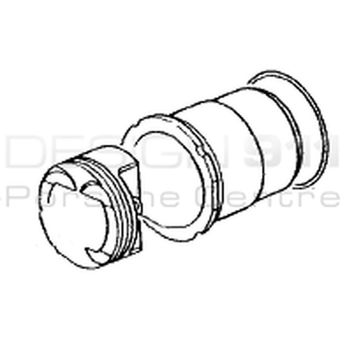 Pistons and Cylinders. Porsche 996 Turbo 3.6L (Porsche Original)