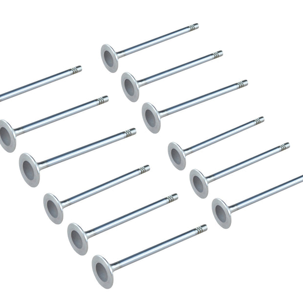 Exhaust valve set for cylinder head of engine. Porsche 981 Boxster Spyder / 981 Cayman GT4 / 997.2 / 991.1