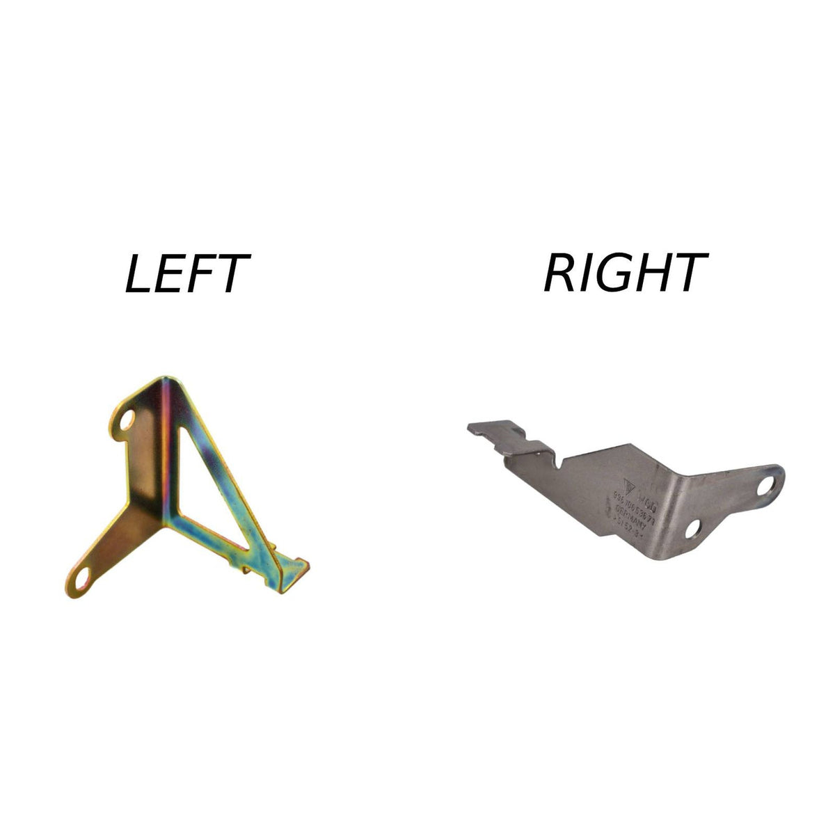 Metal bracket for rear coolant pipes to/from heater core. Porsche 996 Turbo / S / GT2 / GT3 (Porsche Original)