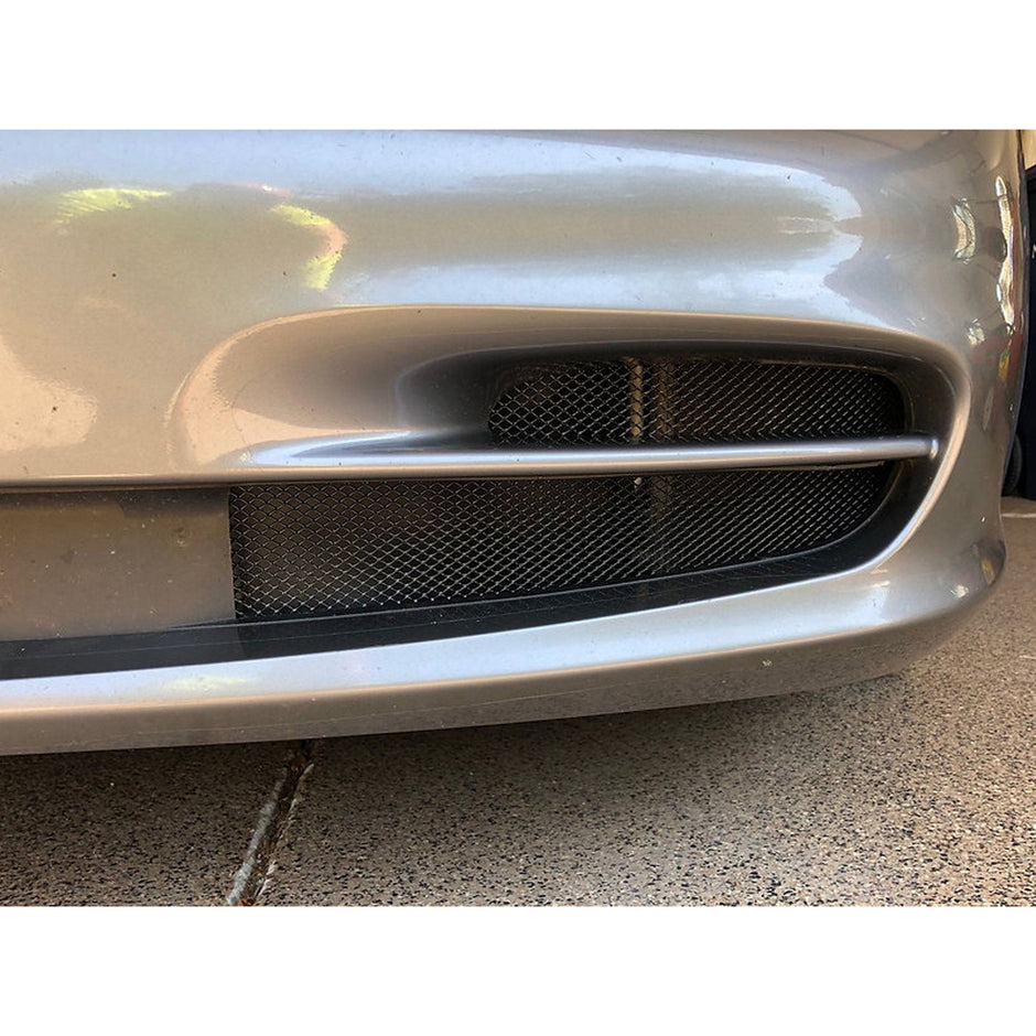 Drahtgeflecht-Satz für Seitengitter der vorderen Stoßstange. Porsche 996 Gen 2
