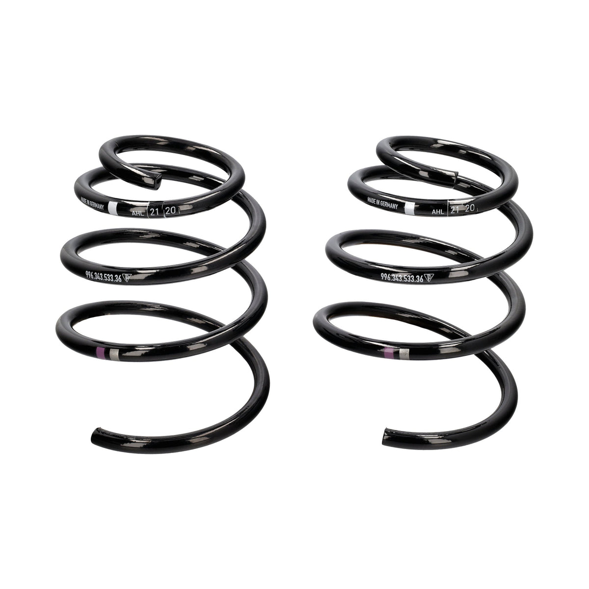 Front coil springs (pair). Porsche 996 Carrera Coupe (M030) >>2001 (Porsche Original)