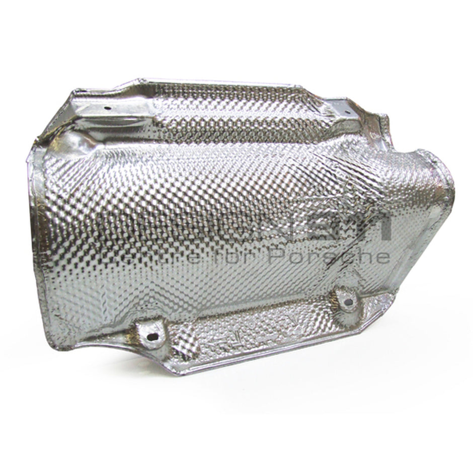 Rear bumper bracket / heat shield. Porsche 996 Turbo (Porsche Original)