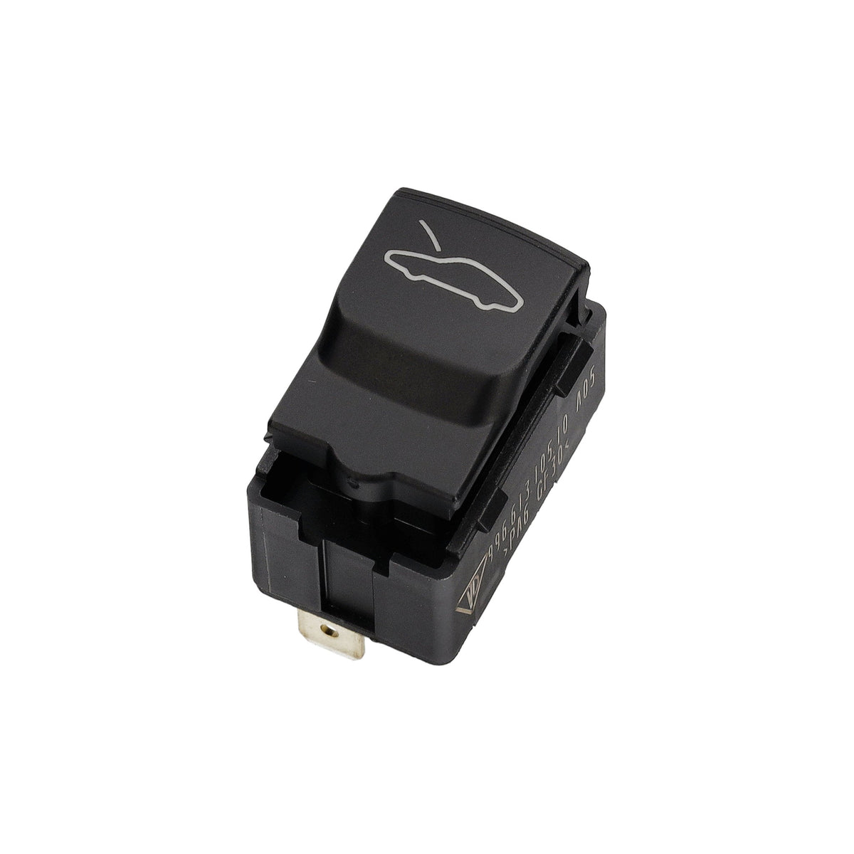 Hood Release Switch, Matte Black. Porsche 986 Boxster / 996 Carrera / Turbo / GT2 / GT3 2001-05 (Genuine Porsche)