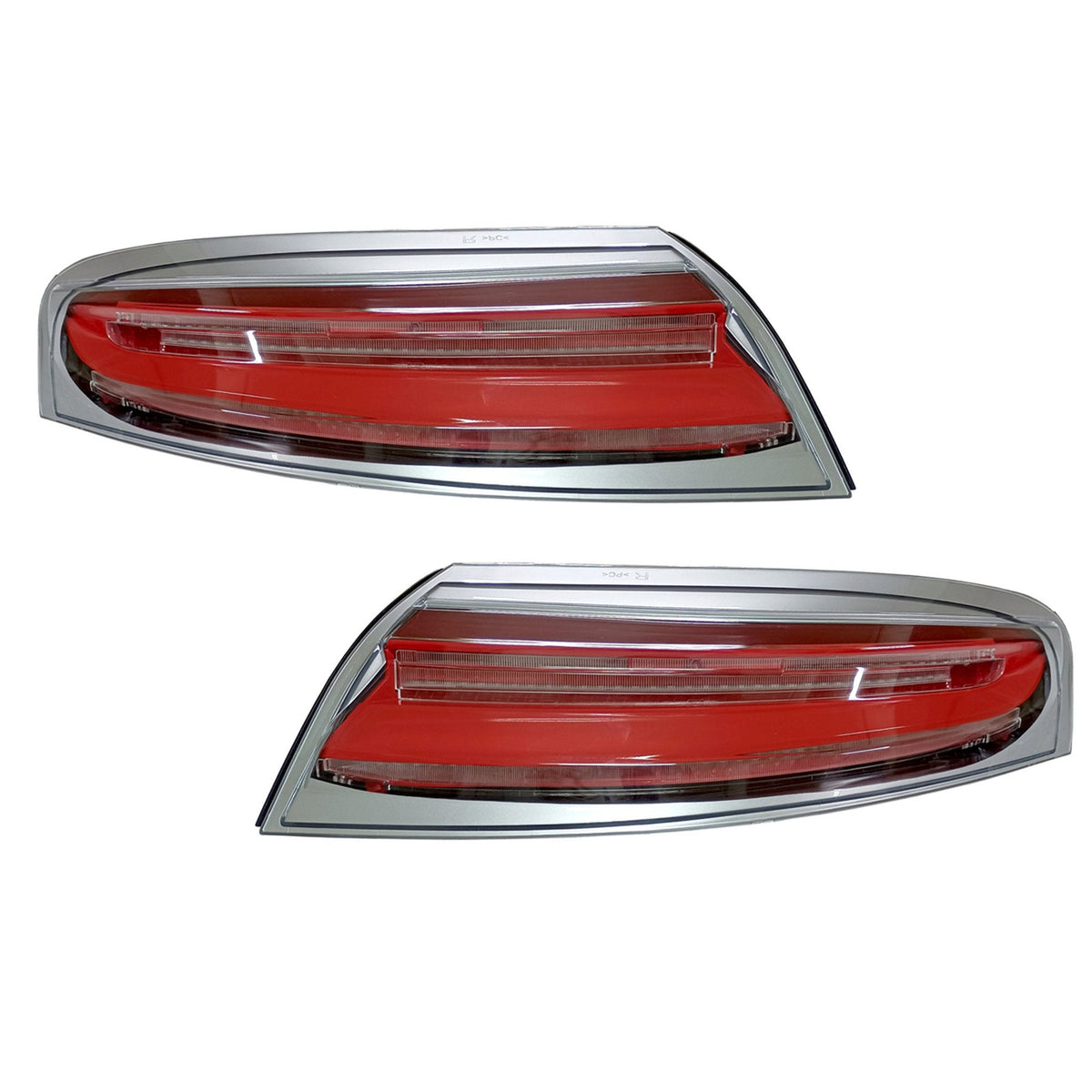 Heckblinkereinheiten, Voll-LED mit silbernem Rand + LED-Sequentialblinker für Porsche 996