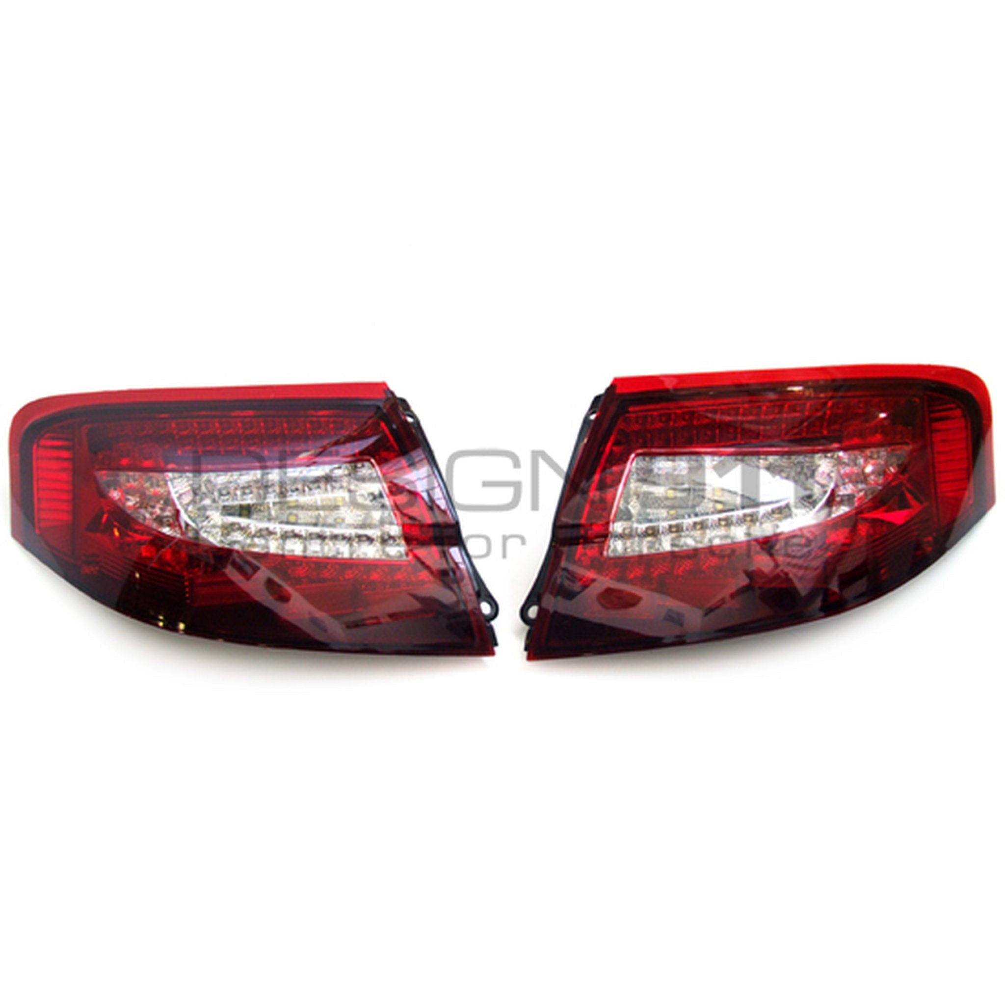 Blinker hinten, Klar / Rot mit LED Leuchtmittel für Porsche 996 Turbo / 996 C4S