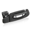 Sun Visor, Leather, Left, in Black. Porsche 996 C2 / C4 (Porsche Original)