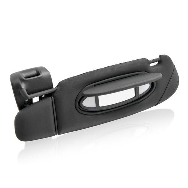 Sun Visor, Leather, Left, in Black. Porsche 996 C2 / C4 (Porsche Original)