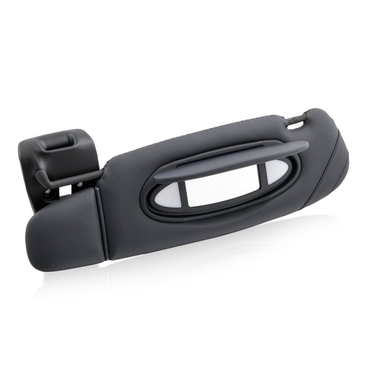 Sun Visor, Leather, Left, in Metropole Blue. Porsche 996 C2 / C4 (Porsche Original)