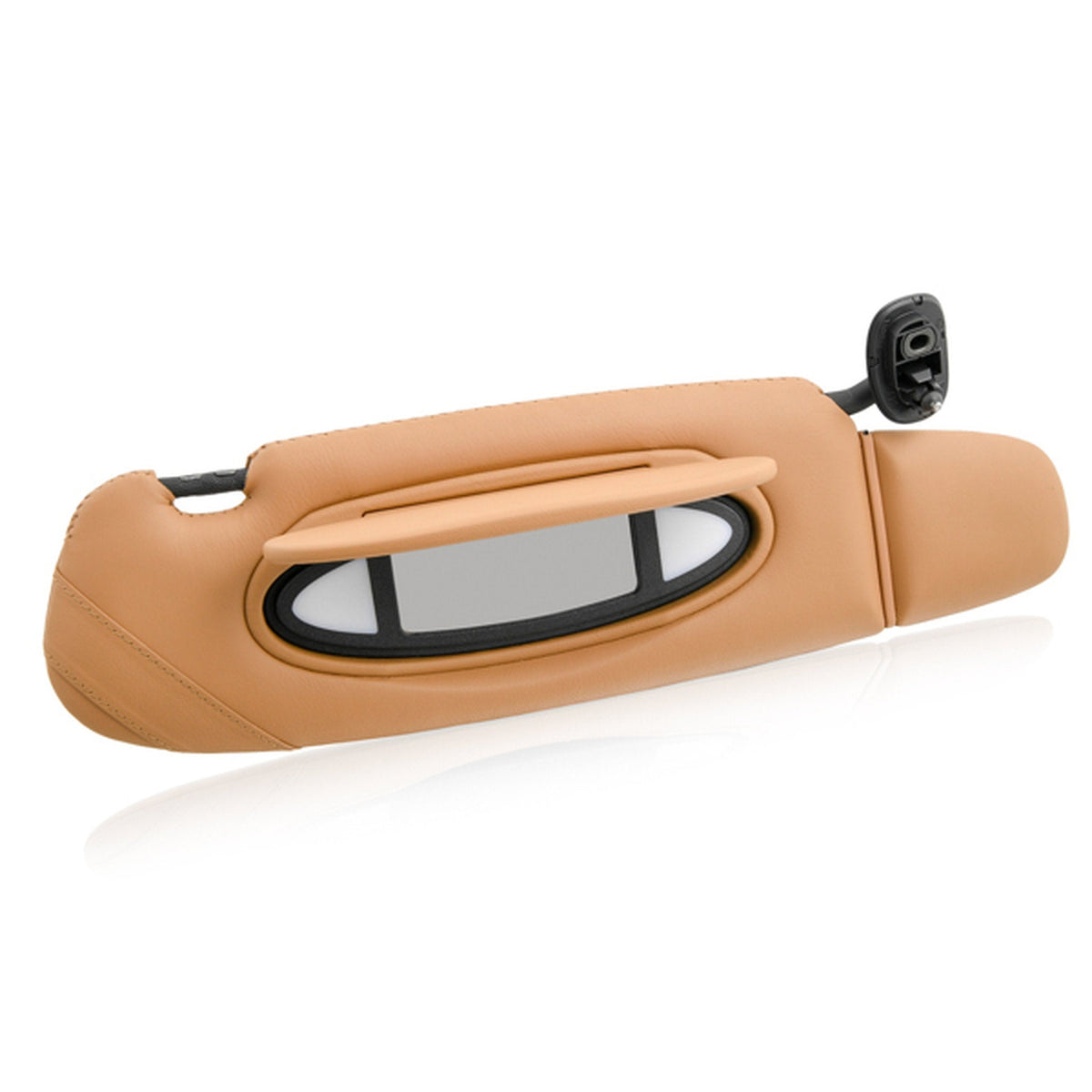 Sonnenblende Leder rechts in Savannabeige. Porsche 996 C2 / C4 (Porsche Original)