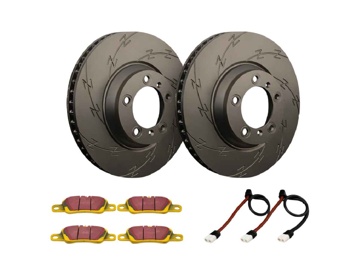 Sport brake disc and brake pad set for the front axle. Porsche 997.2 Carrera 2 / Carrera 4 3.6 l - OEM / Original Equipment Quality