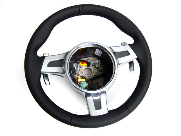 Lenkrad 3-Speichen Sport mit Schaltwippen, PDK Fahrzeuge. Porsche 997.2 / 987.2 Boxster / 987C.2 Cayman PDK-Fahrzeuge - Porsche Originalteil