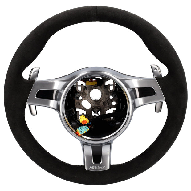 SportDesign Lenkrad mit schwarzem Alcantara gepolstert. Porsche 997 / 987 / 987 PDK Fahrzeuge - Porsche Originalteil