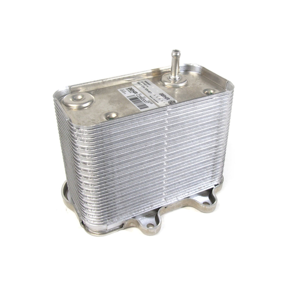 Coolant oil cooler on engine. Porsche 997 3.8L