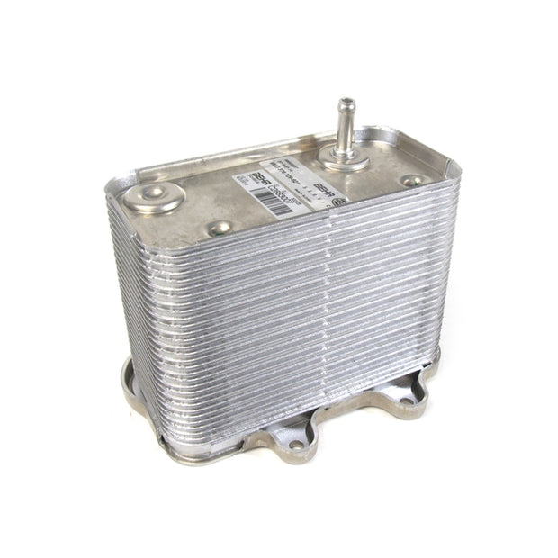 Coolant oil cooler on engine. Porsche 997 3.8L