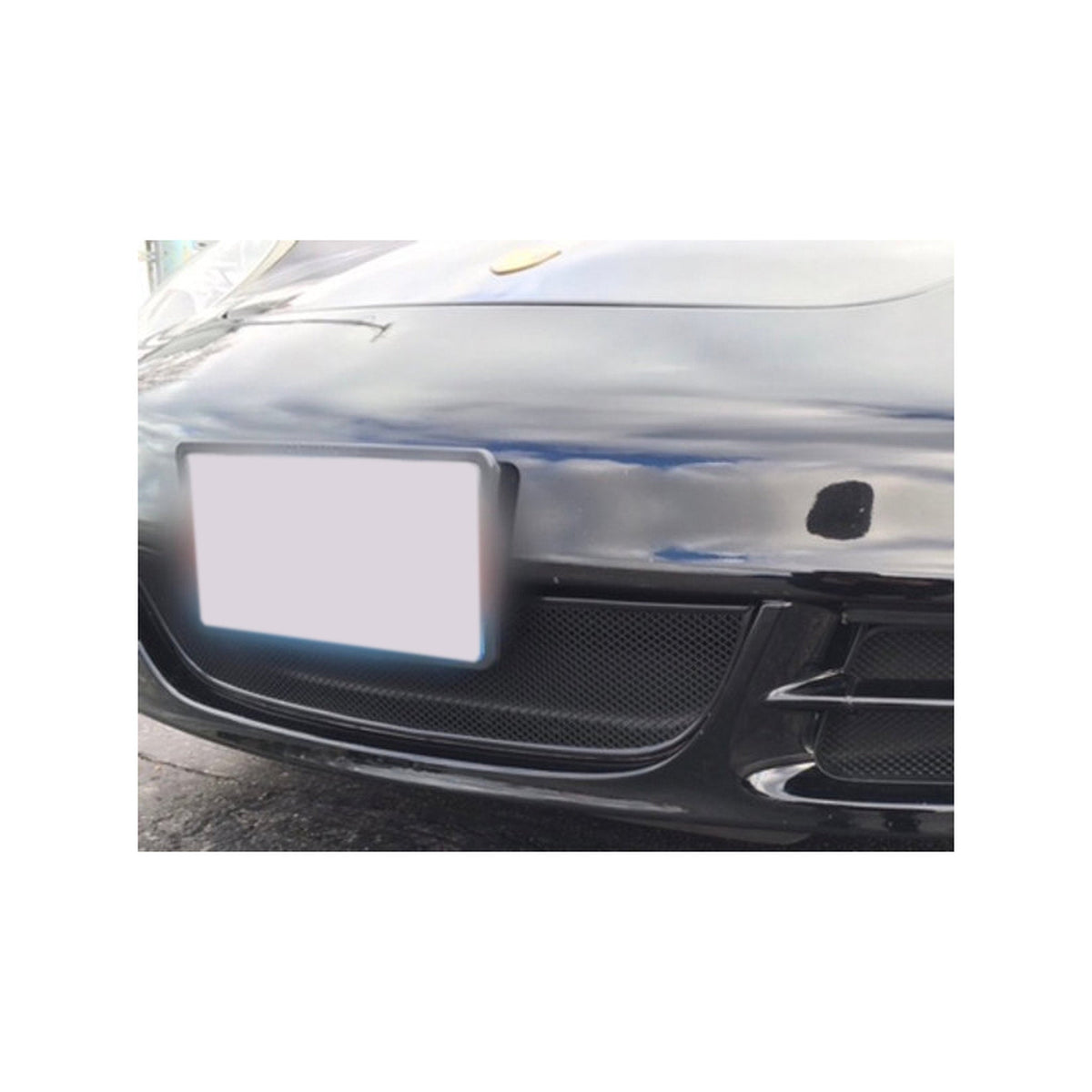 Frontstoßfänger-Mittelgitter aus Drahtgeflecht. Porsche 997 Gen 1