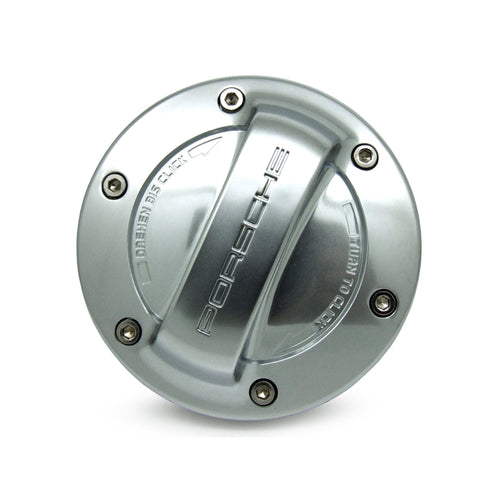 Fuel Filler Cap. Aluminum Look. Porsche Boxster / 996 / 997 / Cayenne (Porsche Original)