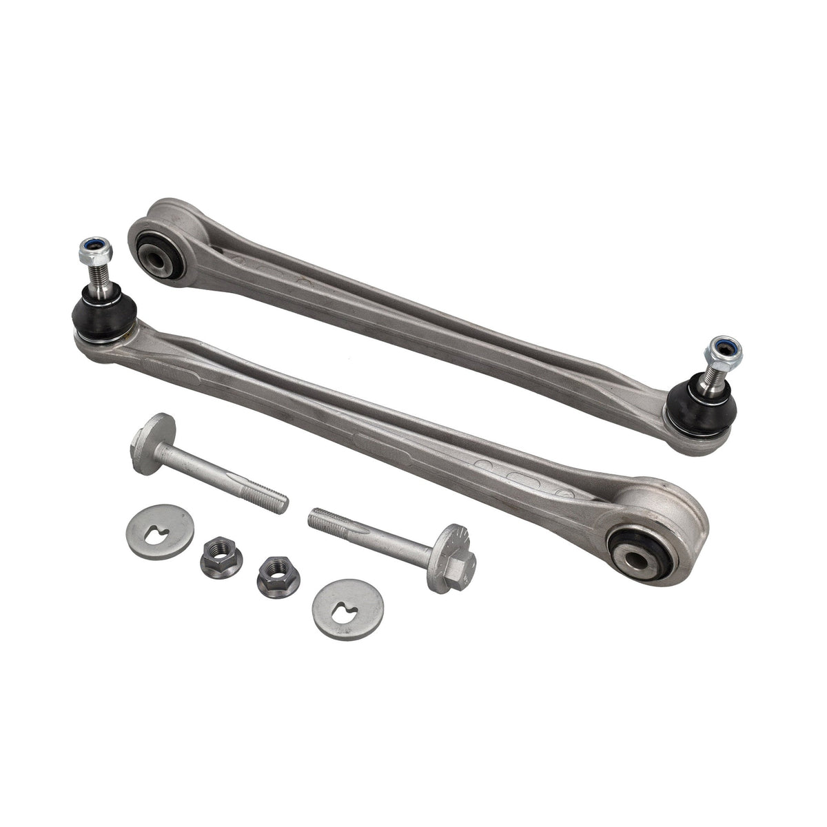 Rear control arms with ball joint, eccentric bolts, and washers for Porsche Boxster 987 / Cayman / 996 / 997 - OEM / original equipment quality
