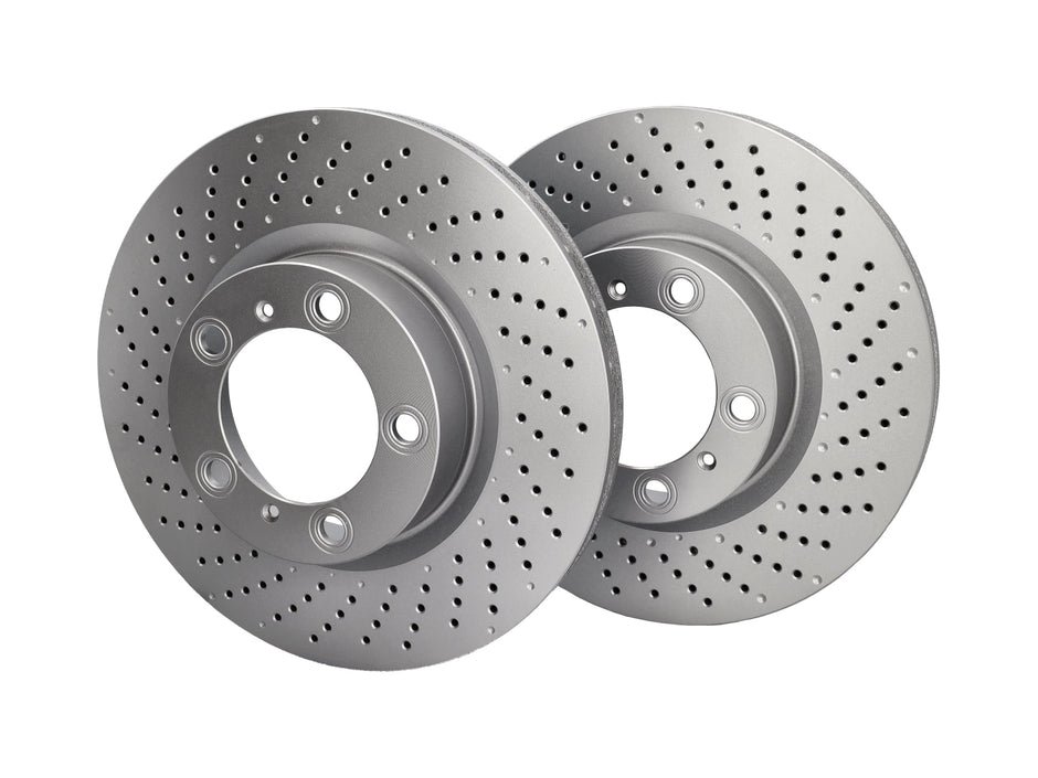 Brake disc, front. Porsche 997 MKII / 991 / 981 / 982 Boxster / 981C / 982C Cayman (OE part number 99735140101 / 99735140201)