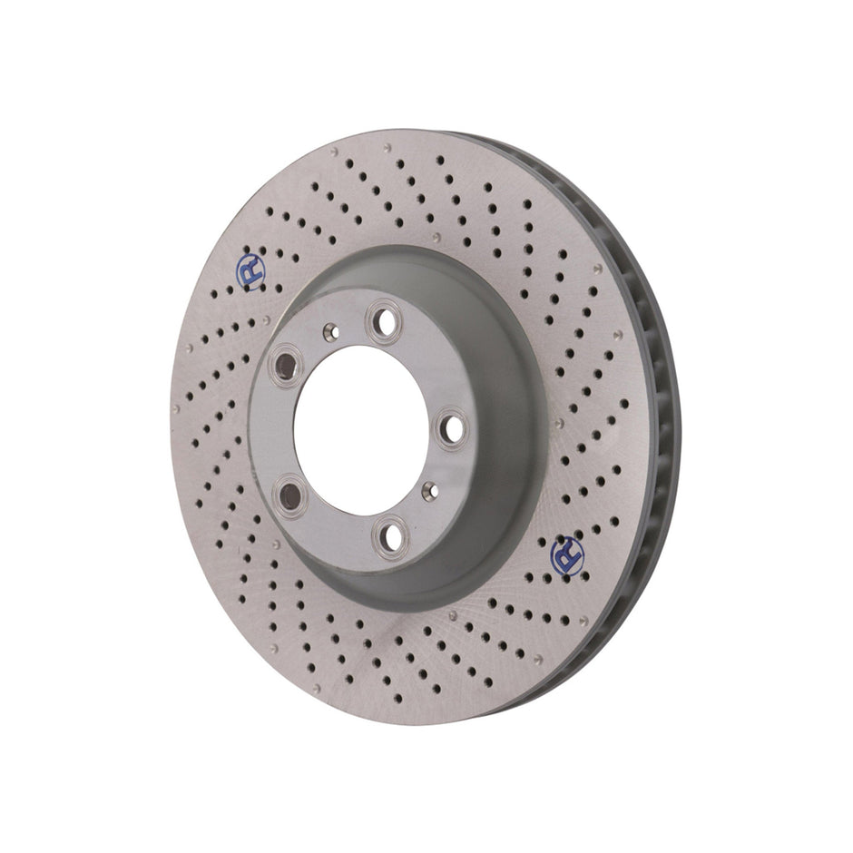 Bremsscheibe, vorne, gebohrt-genutet, Monoblock, 350x34mm. Porsche 997 I422