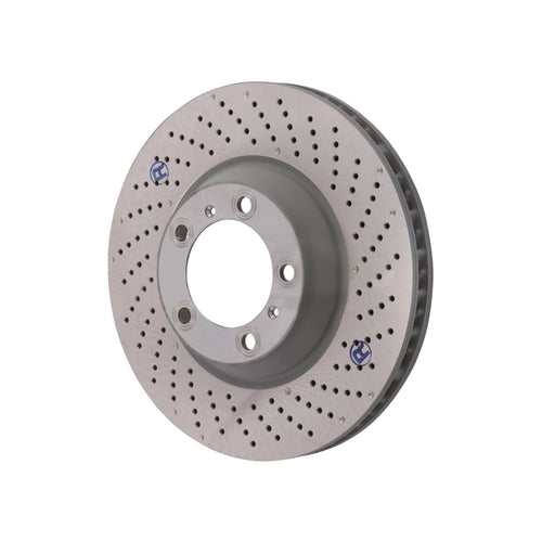 Bremsscheibe, vorne, gebohrt-genutet, Monoblock, 350x34mm. Porsche 997 I422