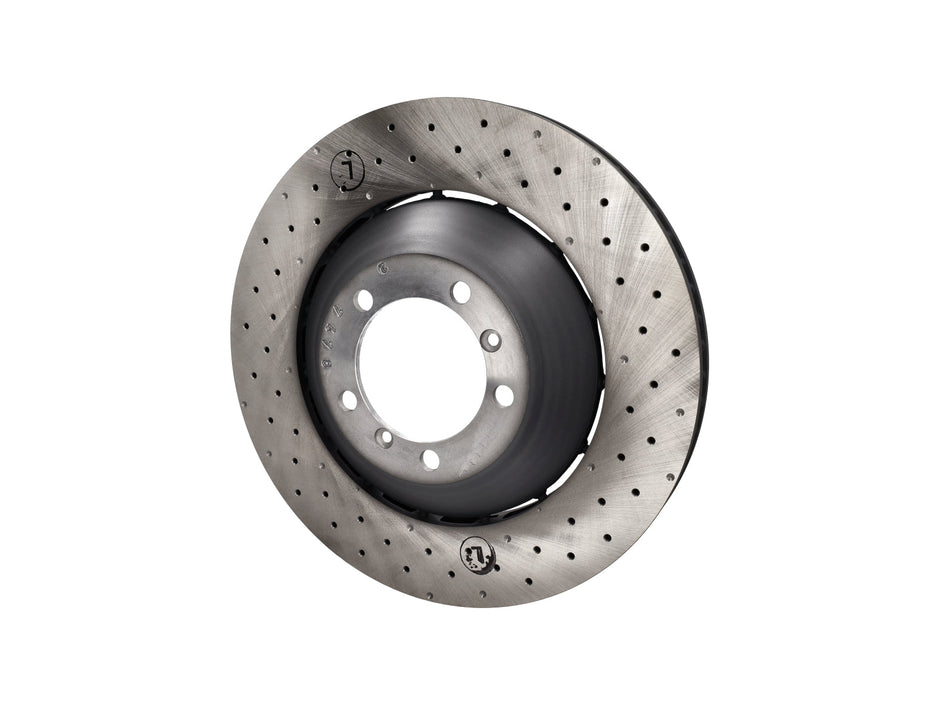 Front brake disc. Porsche 997 GT3 from 2010 (OE no. 99735140991 and 99735141091)
