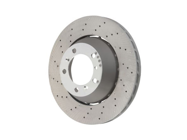 Bremsscheibe, hinten, leicht, gebohrt und genoppt, 350 x 28 mm. Porsche 997 GT3 2010 >>