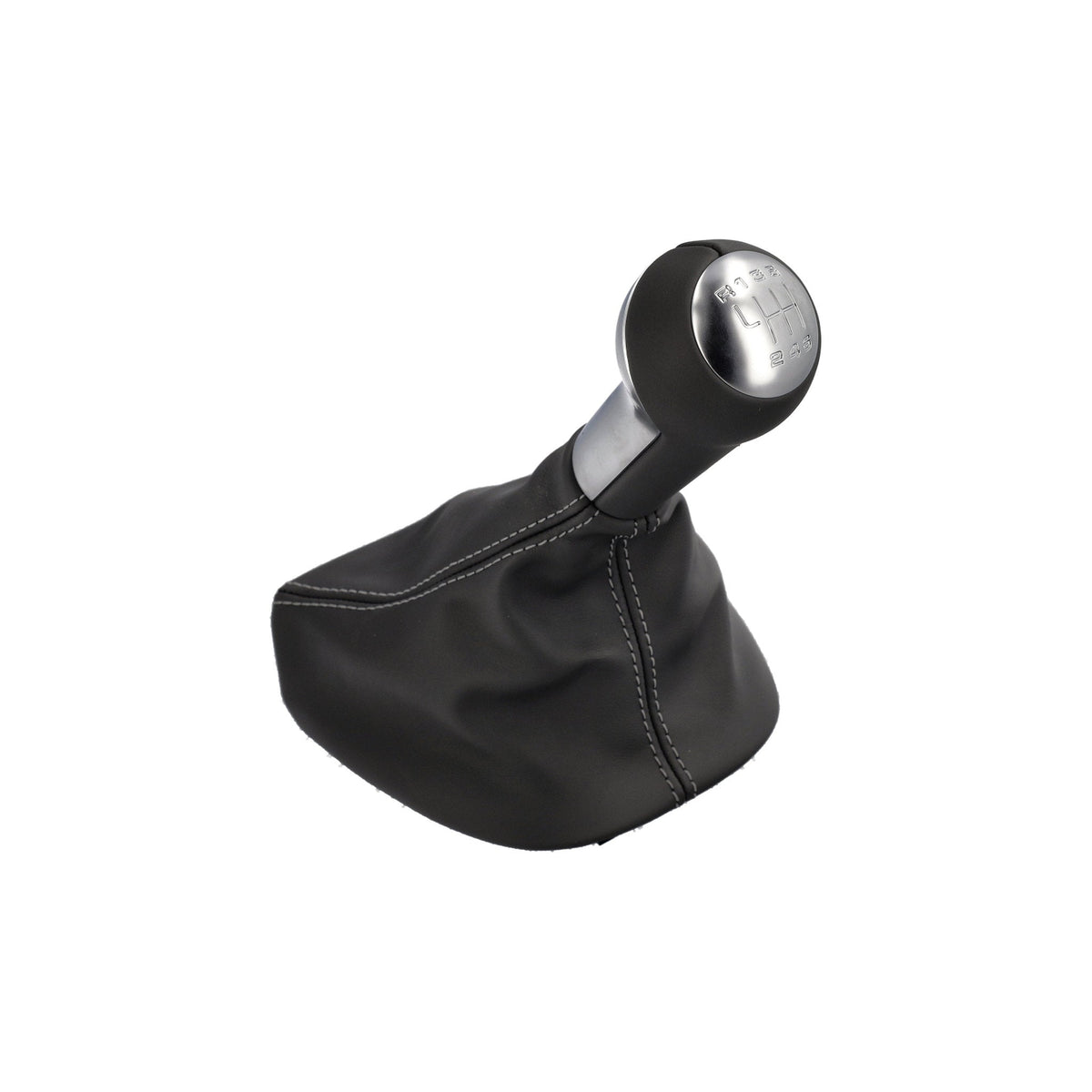 Gear lever leather with aluminium gear shift gate trim. Porsche 997 / 987 Boxster / Cayman - Porsche Original Part