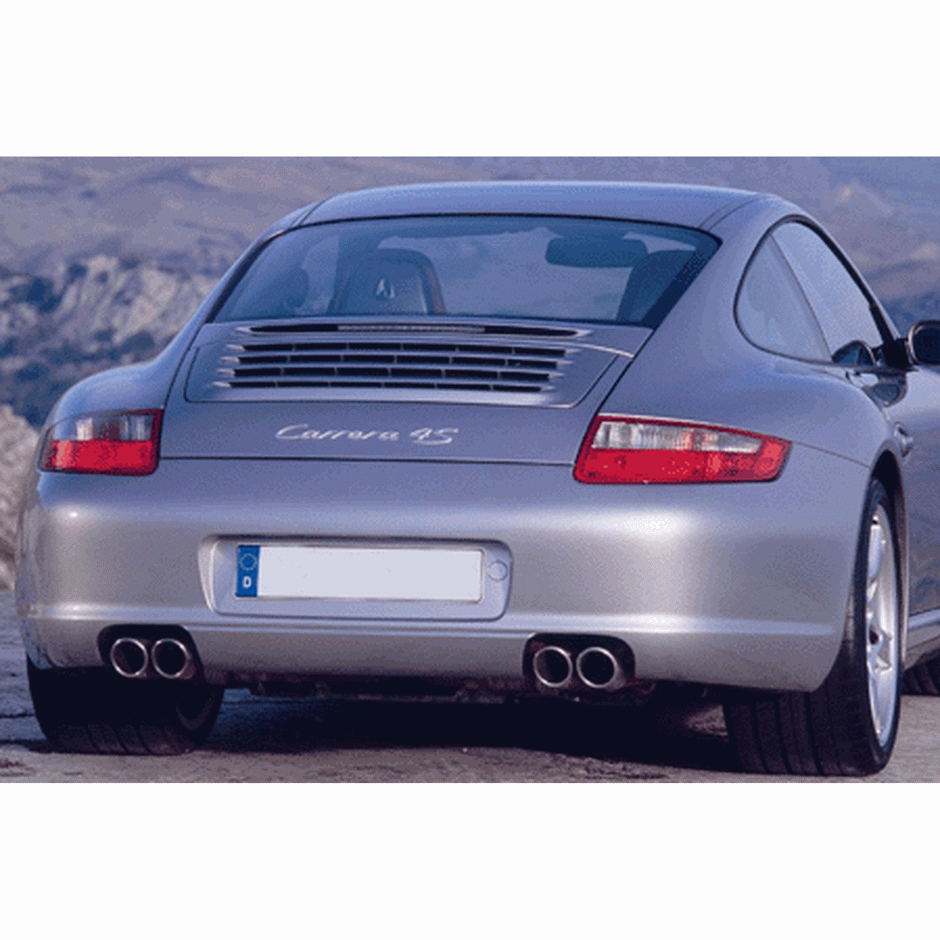 Rear bumper. Porsche 997 MKI C4 / C4S (OE part no. 99750541104G2X / 99750591102G2X)