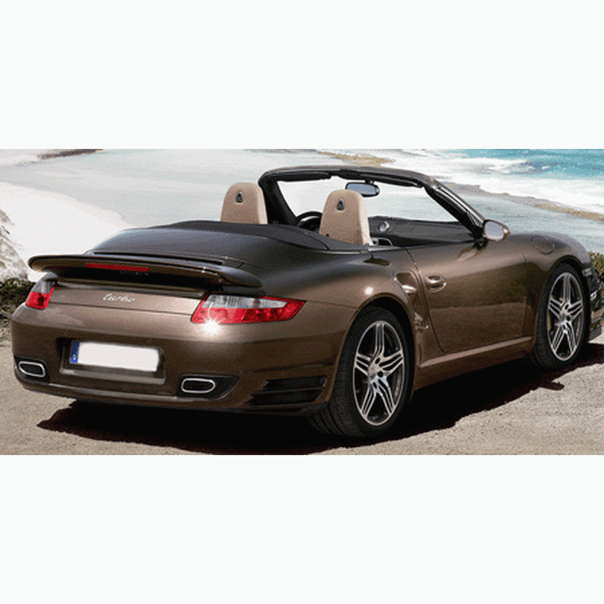 Rear bumper. Porsche 997 Turbo (OE part no. 99750541116 / 99750541117)