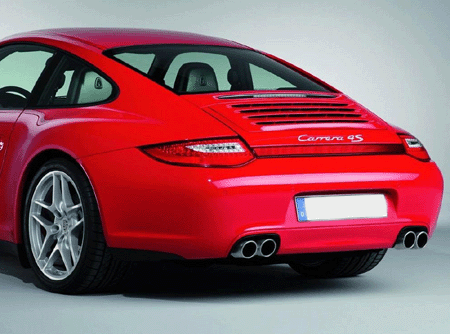 Rear bumper. Porsche 997 MKII C4 / C4S (OE Part No. 99750541128G2L / 99750591108G2L) - Porsche Genuine Part