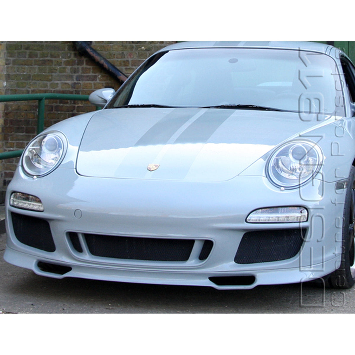 Front bumper in classic look with lower spoiler for Porsche 997 models - OEM / original equipment quality
