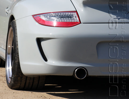 Exhaust Tailpipes for Porsche 997 Models with Classic Look Body Kit - Genuine Porsche Part