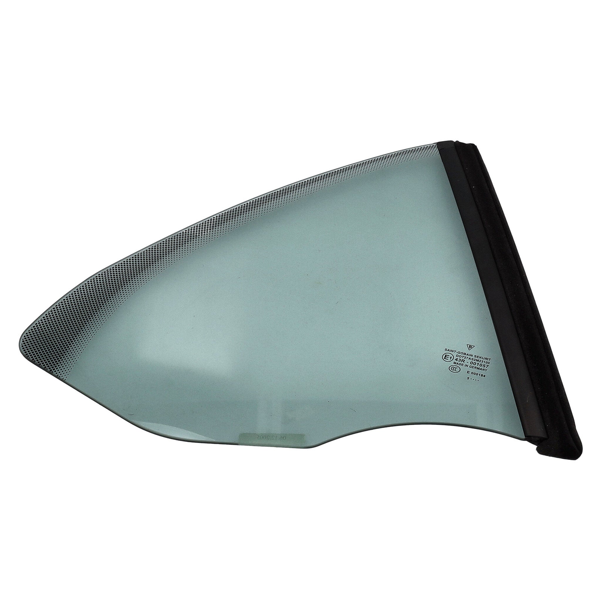 Rear side window, convertible. Porsche 996 / 997 2001-13 (Porsche Original)