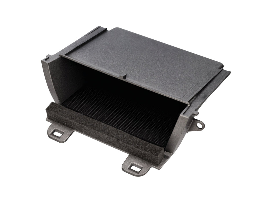 Storage Compartment in Front Center Console, Matte Black. Porsche 987.2 Boxster / Cayman / 997.2 Carrera / Turbo / GT2 / GT3 2007-13 - Porsche Genuine Part