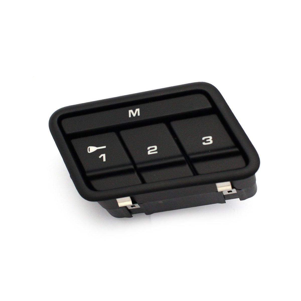 Memory switch for seat adjustment, matte black. Porsche 997 / 987 Boxster / 987C Cayman - Porsche Original Part