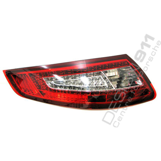 Rear indicators, clear/red with LED bulbs Porsche 997