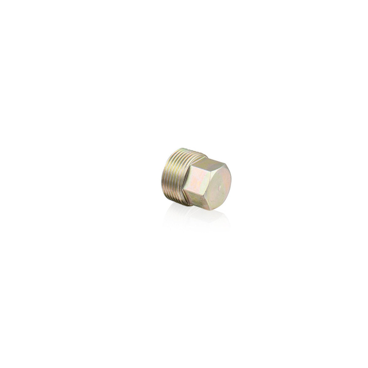 Sechskant-Verschlussschraube mit Magnet – gelb eloxiert – Porsche 911 65-77 / 914 (Original)
