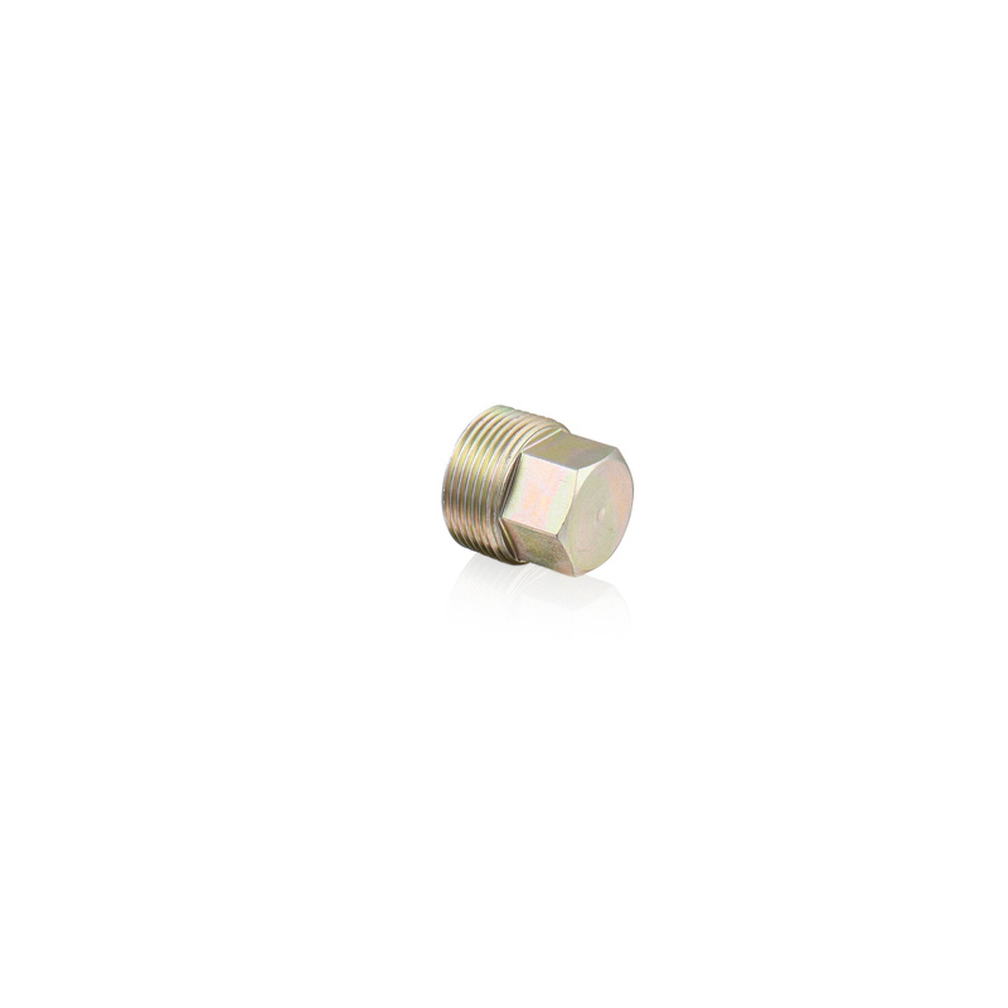 Sechskant-Verschlussschraube mit Magnet – gelb eloxiert – Porsche 911 65-77 / 914 (Original)