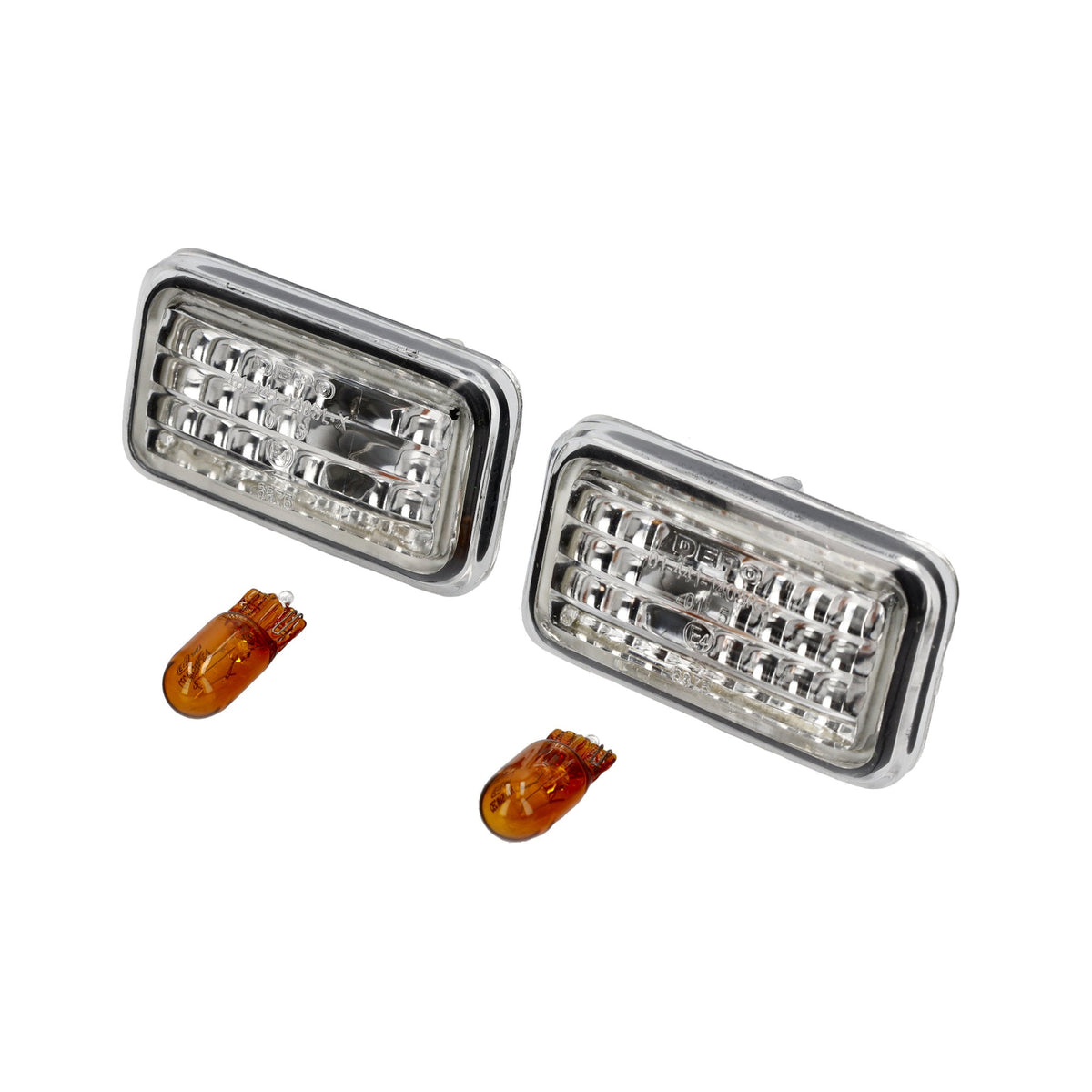 Side repeaters made of square crystal. Porsche 944 /924/ 968/ 993/ 964/ 911