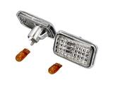 Side repeaters square, clear crystal look | Porsche 911 / 924 / 944 / 964 / 968 / 993 – image 2