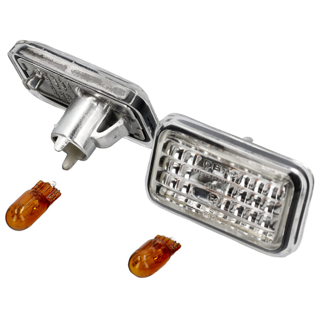 Seitenblinker quadratisch, klar in Kristalloptik, Porsche 911 / 924 / 944 / 964 / 968 / 993, Ansicht 2
