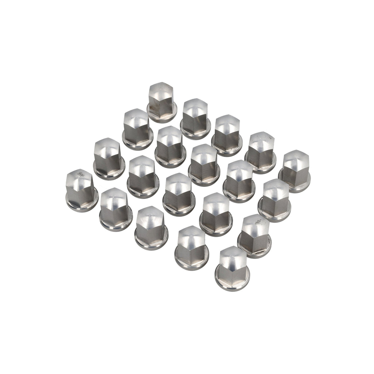 Lug Nut Set 20 Pieces Silver | Porsche G-Model, 964, 993